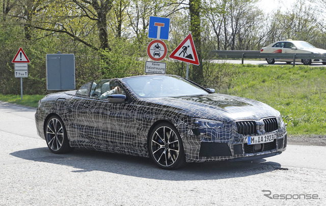 BMW 8シリーズカブリオレ スクープ写真