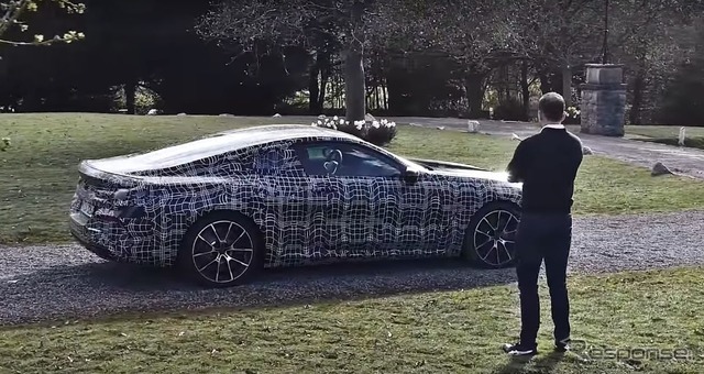 BMW 8シリーズクーペ 新型のティザーイメージ