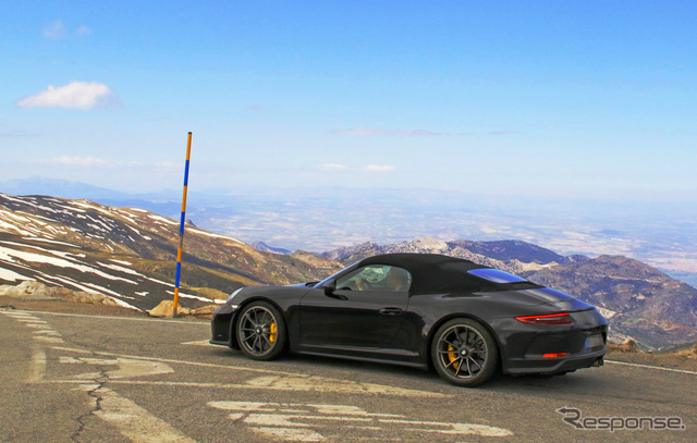 ポルシェ 911スピードスター スクープ写真