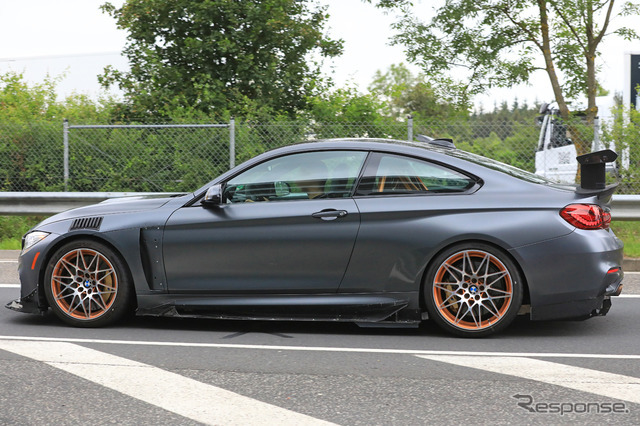 BMW M4 CSL プロトタイプスクープ写真