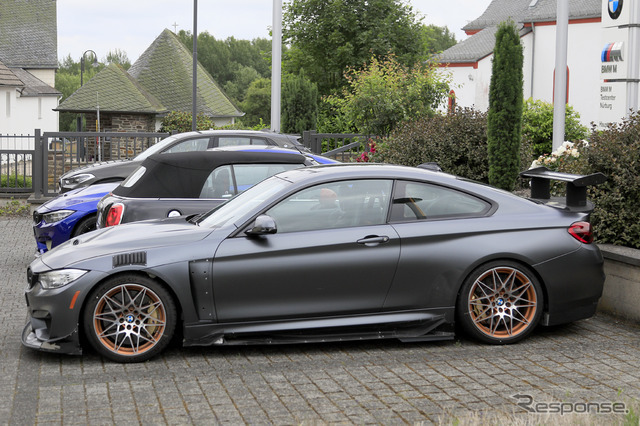 BMW M4 CSL プロトタイプスクープ写真