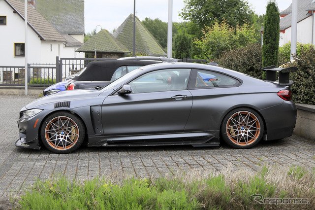 BMW M4 CSL プロトタイプスクープ写真