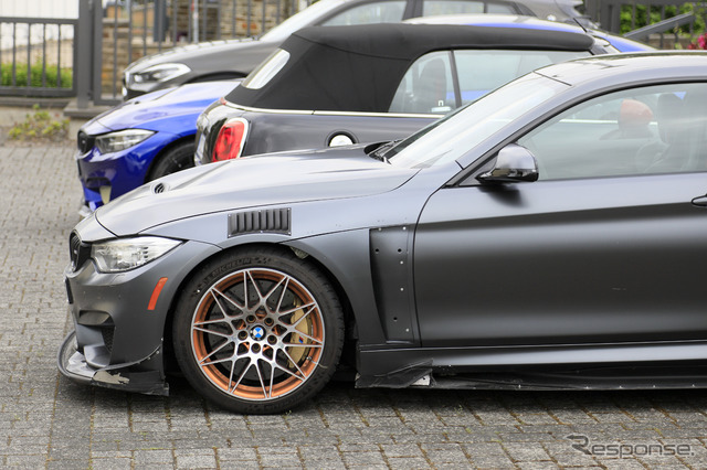 BMW M4 CSL プロトタイプスクープ写真