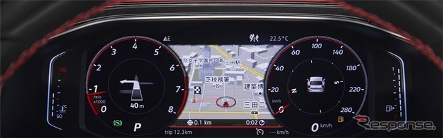 VW ポロ GTI デジタルメータークラスター“Active Info Display