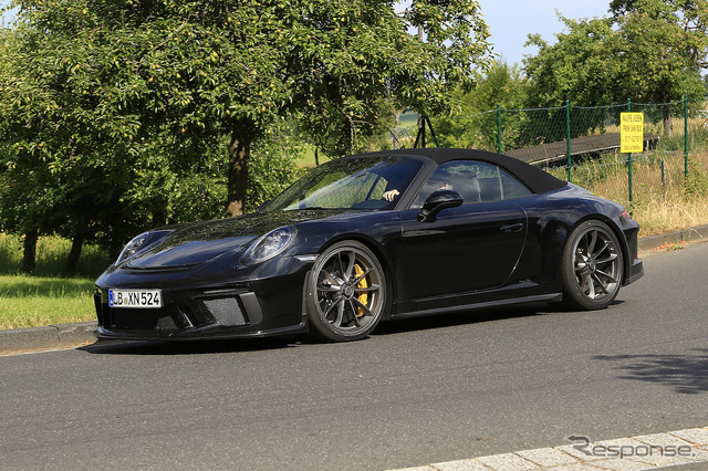 ポルシェ 911GT3 カブリオレ スクープ写真