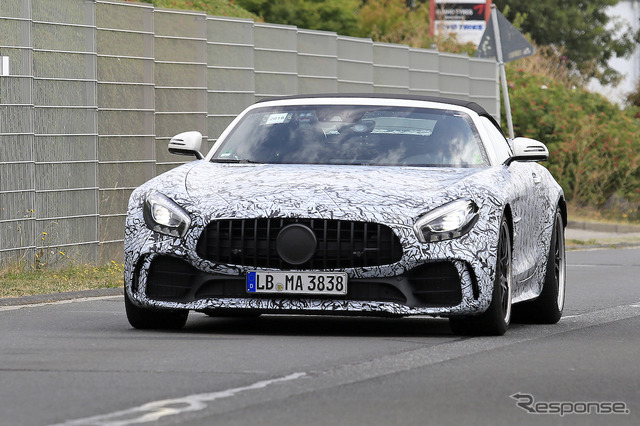 メルセデス AMG GT R ロードスター スクープ写真