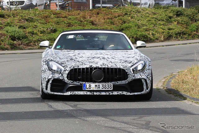 メルセデス AMG GT R ロードスター スクープ写真