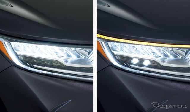 ホンダCR-V新型 LEDアクティブコーナリングライト