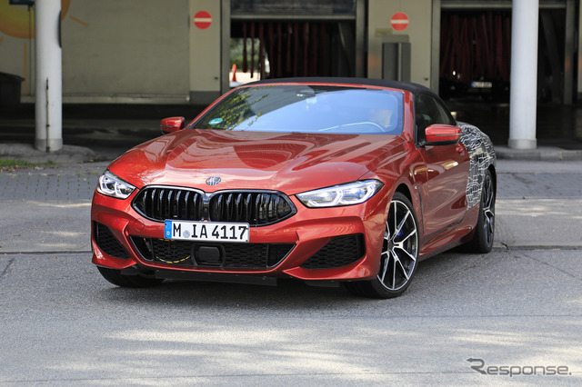 BMW 8シリーズカブリオレ（M850i）スクープ写真