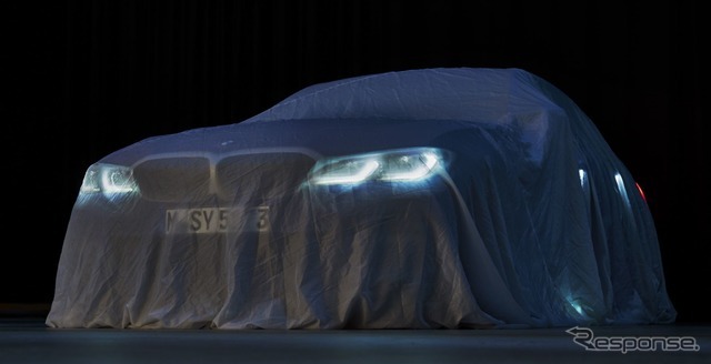 BMW 3シリーズ セダン 新型のティザーイメージ