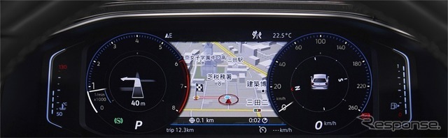 VW ポロ TSIハイライン デジタルメータークラスター“Active Info Display”