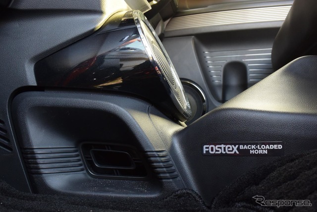 FOSTEXのスーパーウーファー。軽自動車の室内容積にはこれで十分すぎるほどだった。