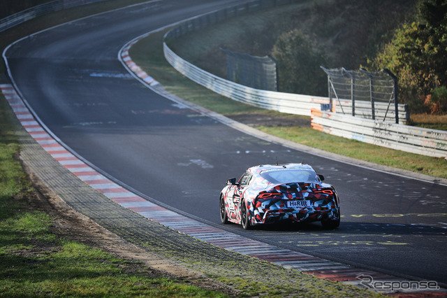 VLN耐久選手権を走った「GAZOO Racing A90」（トヨタ スープラ 新型）