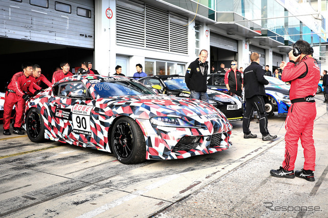 VLN耐久選手権を走った「GAZOO Racing A90」（トヨタ スープラ 新型）