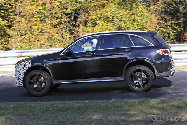 メルセデス AMG GLC63 改良新型 スクープ写真