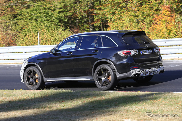 メルセデス AMG GLC63 改良新型 スクープ写真