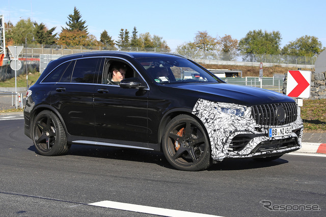 メルセデス AMG GLC63 改良新型 スクープ写真