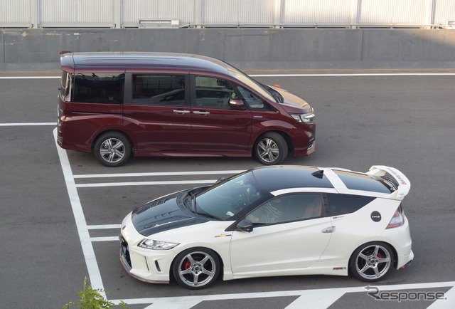 ステップワゴン スパーダ ハイブリッドG・EX ホンダセンシング。阪神高速湾岸線にて。