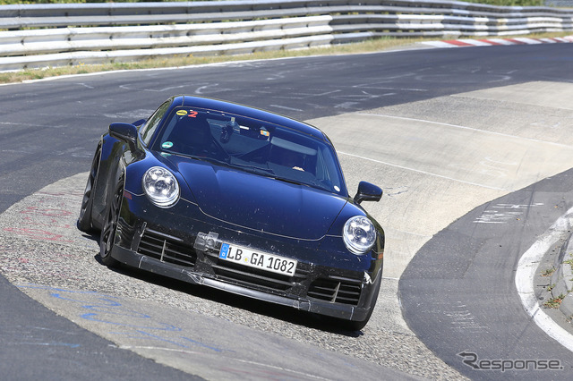 ポルシェ 911 GT3 次期型スクープ写真