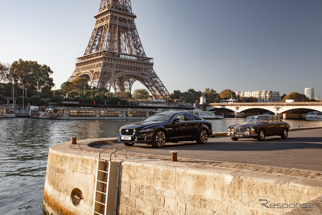 Jaguar XJ Historic Convoy to Paris