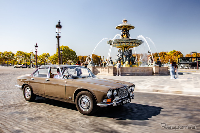 Jaguar XJ Historic Convoy to Paris