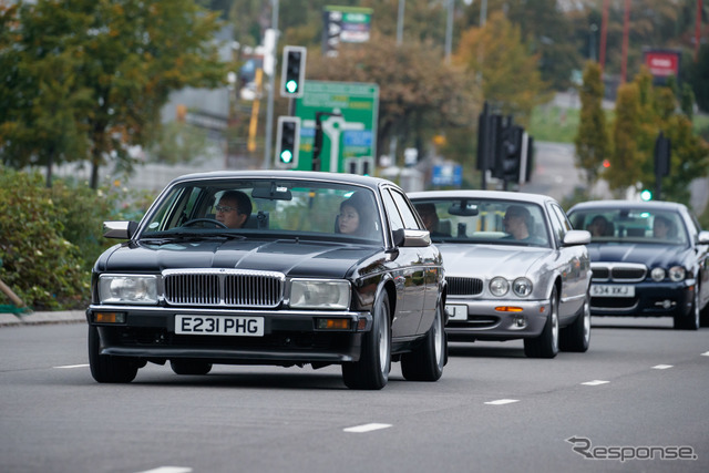 Jaguar XJ Historic Convoy to Paris