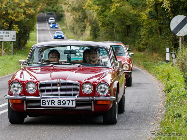 Jaguar XJ Historic Convoy to Paris