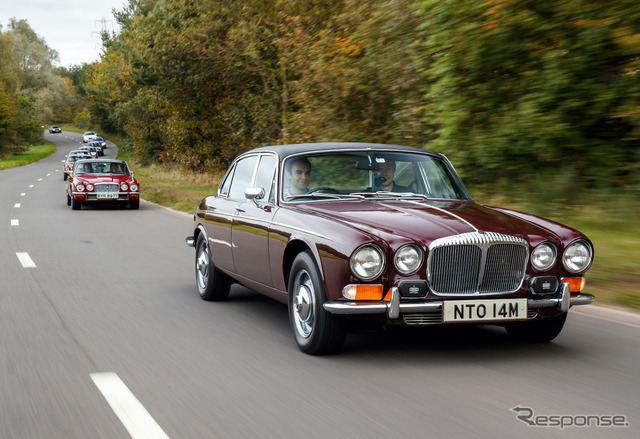 Jaguar XJ Historic Convoy to Paris