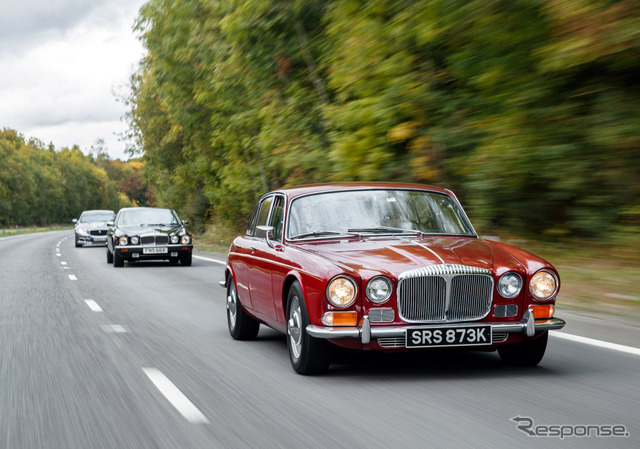 Jaguar XJ Historic Convoy to Paris