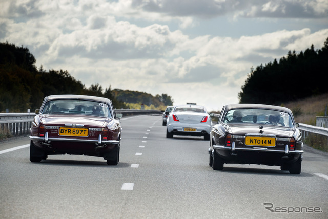 Jaguar XJ Historic Convoy to Paris