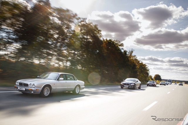 Jaguar XJ Historic Convoy to Paris