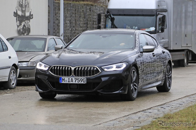 BMW 8シリーズグランクーペ「M850i」スクープ写真