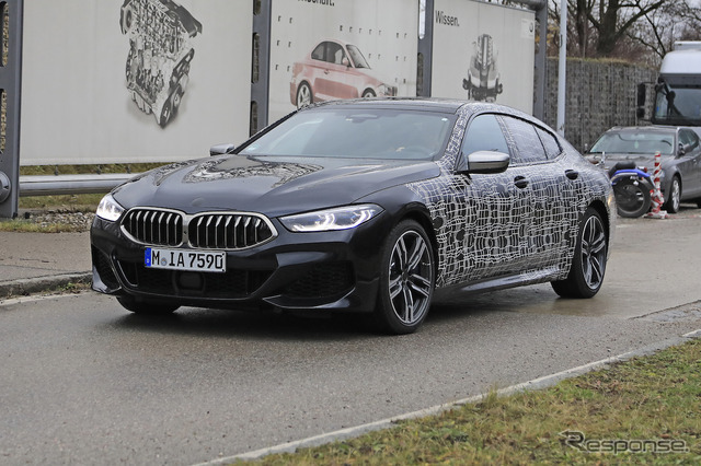 BMW 8シリーズグランクーペ「M850i」スクープ写真