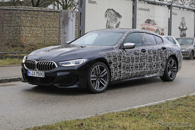 BMW 8シリーズグランクーペ「M850i」スクープ写真