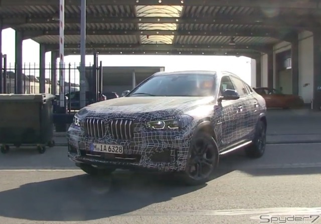 BMW X6 スクープ動画