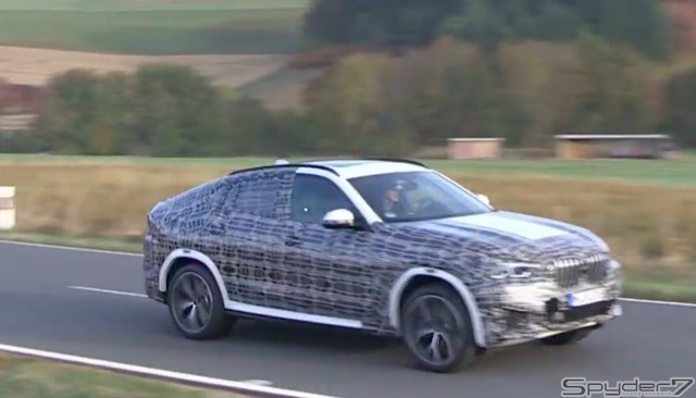 BMW X6 スクープ動画