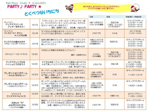 プログラム（対象、定員、内容詳細）