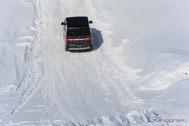 三菱 デリカD：5 新型を雪上で試す（三菱雪上試乗会）