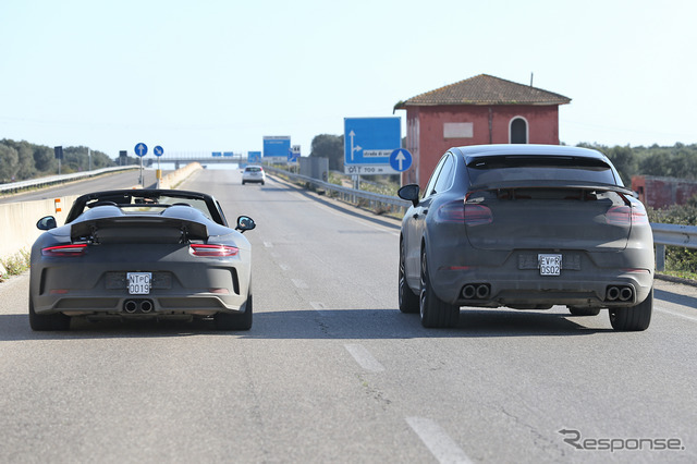 ポルシェ 911 スピードスター 市販型スクープ写真