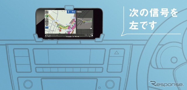 VW spice up! のVolkswagen maps+moreアプリイメージイラスト