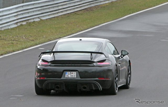 ポルシェ 718 ケイマン GT4 スクープ写真