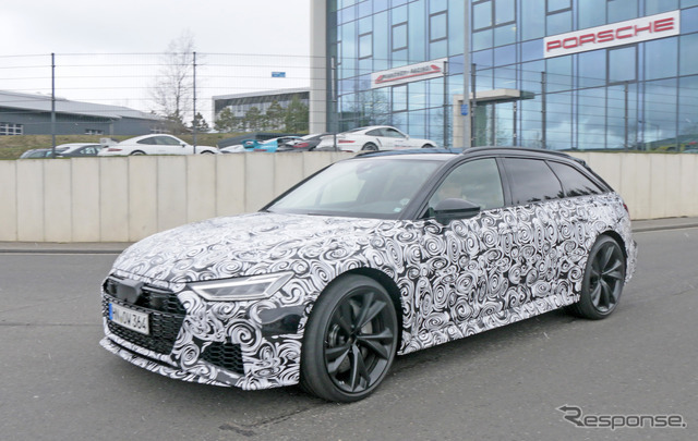 アウディ RS6アバント 次期型スクープ写真