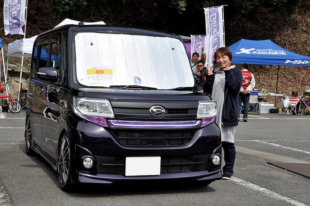 DAIHATSU タントカスタム(オーナー/和田咲子さん) DAIHATSU タントカスタム(オーナー/和田咲子さん)