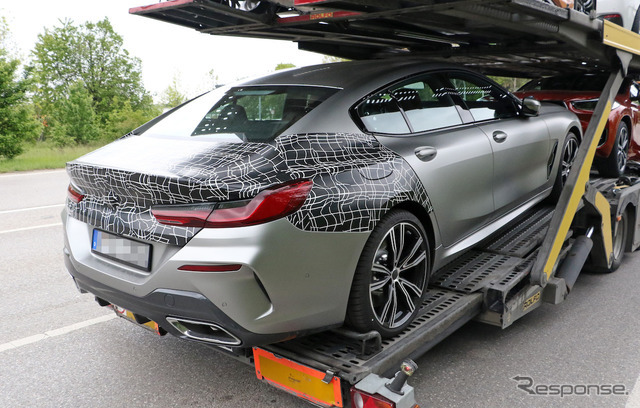 BMW 8シリーズグランクーペ（スクープ写真）