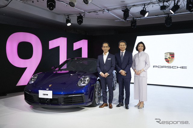 ポルシェ911新型日本発表