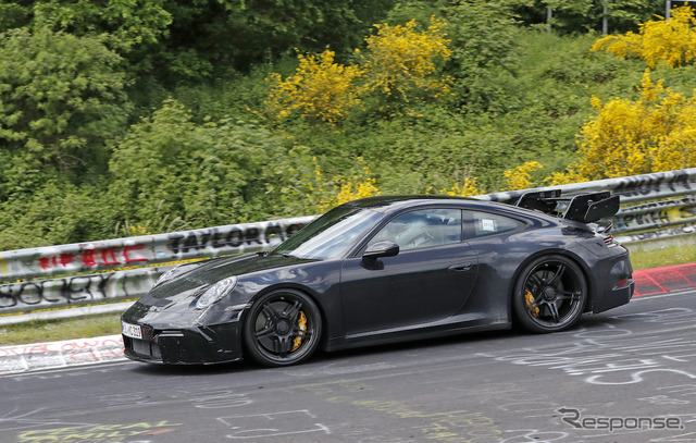 ポルシェ 911 GT3 新型 スクープ写真