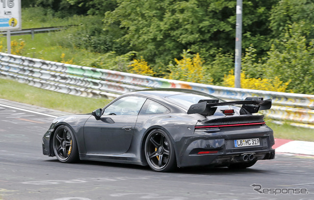 ポルシェ 911 GT3 新型 スクープ写真