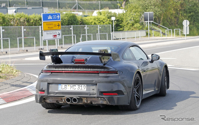 ポルシェ 911 GT3 新型 スクープ写真