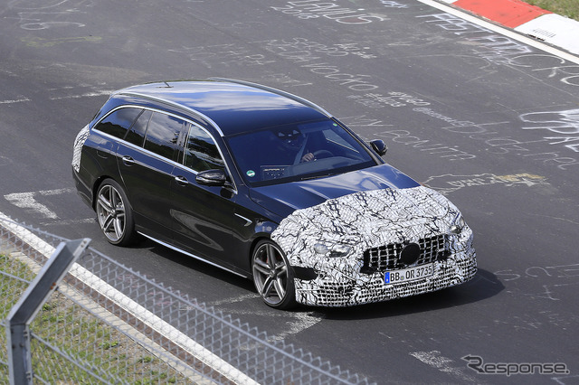 メルセデスAMG E63 ステーションワゴン 改良新型（スクープ写真）