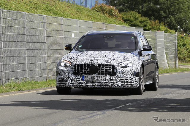 メルセデスAMG E63 ステーションワゴン 改良新型（スクープ写真）